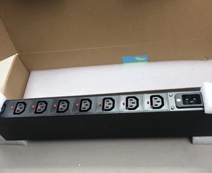 120/240V C13 PDU WTH-CS/PDU-C13-E Heavy Duty Metal 1U Rack Mount Input C20 - Picture 1 of 6