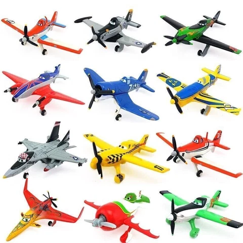 *Buy 3=1Free Disney Pixar Planes No.7 Dusty Crophopper 1:45 Metal Model Skipper Cover