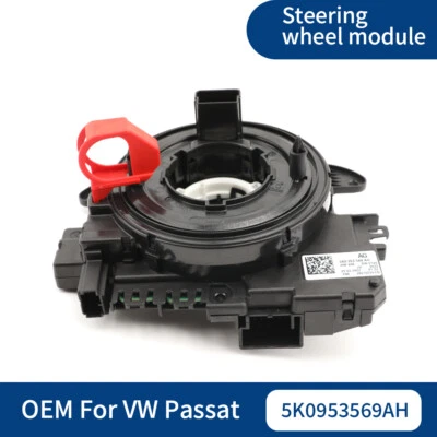 5K0953569AH For VW B6 B7 SKODA AUDI FCC Steering Module Slip Ring MFSW Cruise - Image 1 of 4