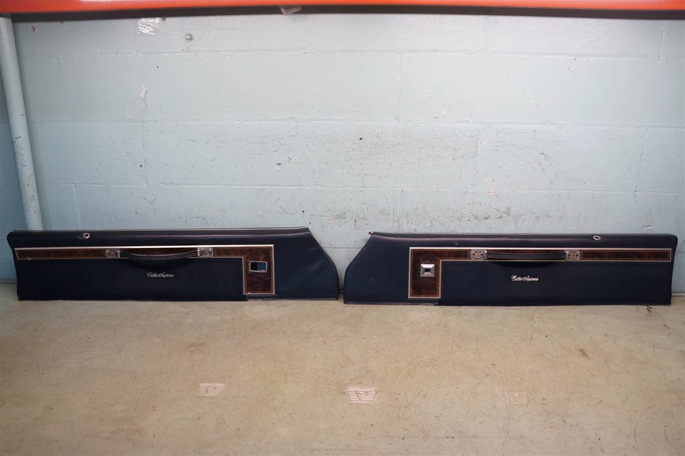 Par de paneles de puerta superior de dos puertas Oldsmobile Cutlass Supreme LH RH OEM AZUL *G1 Foto 1 de 4