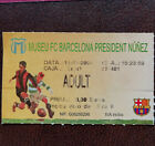 Museu FC Barcelona Stadium & Museum Tour Ticket Stub 