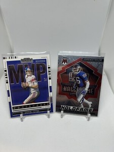 Daniel Jones 2021 Panini Contenders MVP Contenders Insert/Lawrence Taylor Insert