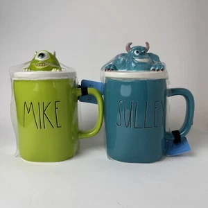Set tazze Rae Dunn Pixar Monsters Inc. Mike Wazowski & Sulley - collezione artigianale - Foto 1 di 3