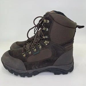 Winchester WP 400 Gram Thinsulate Brown Hunting Boots Men’s Sz 10.5 Wide READ - Picture 1 of 12