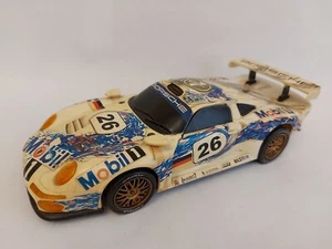 Vintage Very Rare Porsche 911 GT 1 Plastic Battery Phone Car Toy - 26cm - Picture 1 of 20