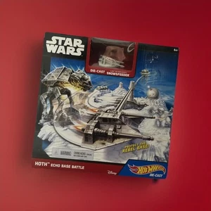 Star Wars: Hoth Echo Base Battle Play Set with Luke's Snowspeeder - New Sealed - Picture 1 of 6