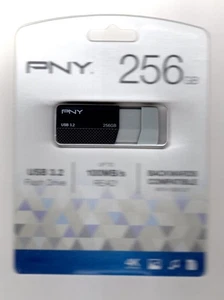 PNY 256GB USB 3.2 4K FLASH DRIVE. NEW-SEALED! FREE SHIPPING! - Picture 1 of 2