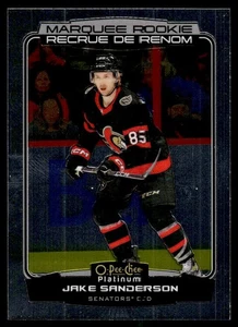2022-23 O-Pee-Chee Platinum Marquee Rookies Jake Sanderson Rookie Ottawa - Bild 1 von 3
