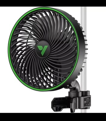 AeroWave E6 Gen2, Grow Tent Clip Fan 6”, EC Motor,Smart Control, Oscillating Fan - Image 1 of 4