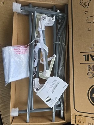 Regalo Barandilla Columpio Niño Pequeño Dormir Seguridad Cama Protector Blanco Foto 1 de 4