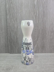 Vase moderne Stavanger en silex peint à la main milieu du siècle en Norvège - Photo 1/7