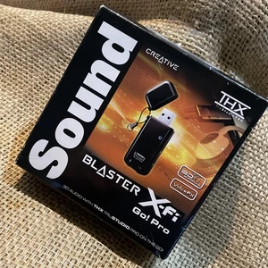 Carte son audio Creative Sound Blaster SBX X-Fi Go Pro 70SB129000000 USB SB1290 - Photo 1/9