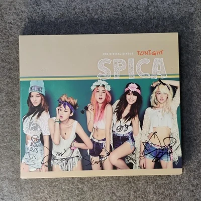 [SIGNED] SPICA - Tonight (3rd Digital Single) (2013) | All member autographed - Imagem 1 de 4