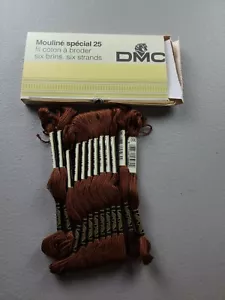 DMC Floss Color #300 Very Dark Mahogany Moline Special 25 - Picture 1 of 2