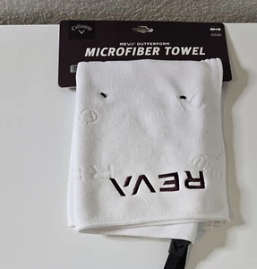 NEW Callaway Golf REVA Outperform Towel 30" x 20" - White - Picture 1 of 6