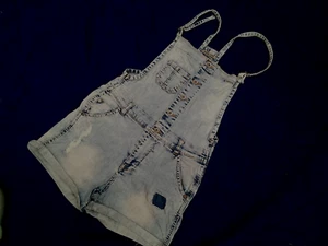 Latz-Hose Jeans kurz GARCIA JEANS Gr. 164 blau - Bild 1 von 5