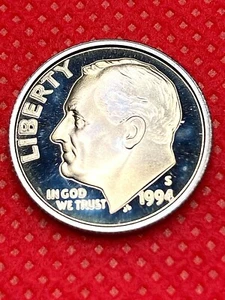 1994-S        Roosevelt Dime   Gem Quality From Proof - Picture 1 of 4