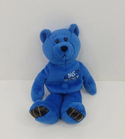 VTG Limited Treasures Peyton Manning Bear 9" Plush Blue Colts #18 Bean Bag 1998 Cover