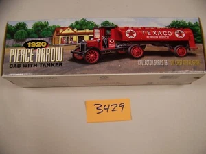 1920 PIERCE ARROW CAB WITH TANKER COIN BANK, TEXACO (ITEM #3429) - Picture 1 of 4