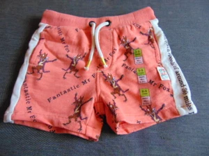 M&S Shorts Roald Dahl Fantastic Mr Fox 100%Cotton 2-3y 98cm Orange Mix BNWT - Picture 1 of 1