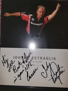PBA Bowling HOFamer Johnny Petraglia Signed Photo  - Picture 1 of 5