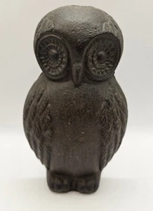 Cast Metal Owl Door Stop/Bookend - Picture 1 of 5