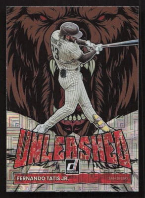 2022 Donruss Fernando Tatis Jr. Unleashed Vector #UL-1 Card - Image 1 of 2