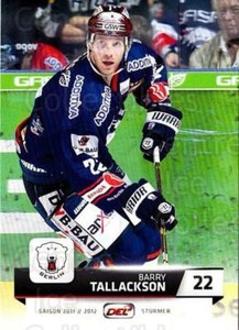 2011-12 German DEL #29 Barry Tallackson