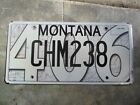 Montana 406 license plate  #   CHM 238