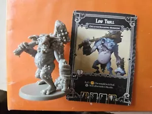 Low Troll monstruo oscuridad masiva juego de mesa pieza de repuesto figura y tarjeta - Imagen 1 de 2