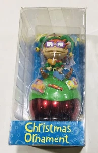 1998 Rauch Rugrats 6” Chuckie Christmas Elf Ornament Nickelodeon - Picture 1 of 6