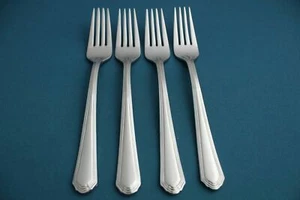 4 Salad Forks Lenox ARCHWAY 18/10 Stainless 7 3/8" - Picture 1 of 5