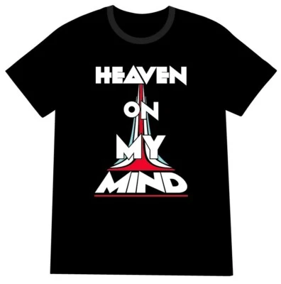 Heaven on my mind Camisetas Negras Suave 100% Algodón Peinado Unisex XS S M L XL XXL  Foto 1 de 4