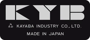 KAYABA Shock Absorber Decal KYB 27x12mm Yamaha Honda Kawasaki Suzuki 29-012 - Picture 1 of 1