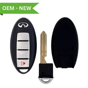Infiniti New OEM 2005-2007 G35 Smart Key 4B FCCID: KBRTN001 PN# 285E3-AC70D - Picture 1 of 3