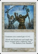 Glorious Anthem 7th Edition NM White Rare MAGIC THE GATHERING CARD ABUGames