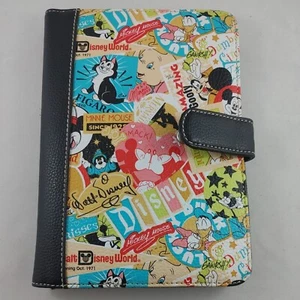 Disney Parks Mini iPad Tablet Cover Case Mickey Minnie Donald Bambi Black b26 - Imagen 1 de 9