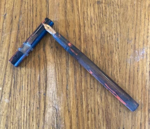 Penna stilografica vintage Alfred Gumbinner MODELLO 14K n. 4 pennino flessibile non restaurata 5 3/4" - Foto 1 di 16