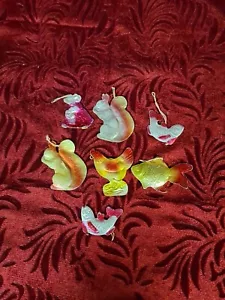 Decoraciones navideñas papel cartón animales antiguos vintage URSS 1960-1970. - Imagen 1 de 6