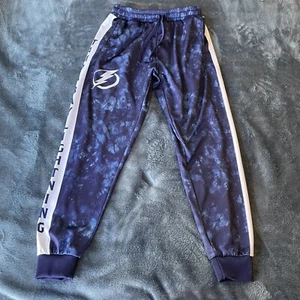 Tampa Bay Lightning Men’s Calhoun NHL Jogger/Sweatpants Blue Medium - Picture 1 of 15