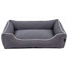 Comfort pet bed dog basket pet bed dog sofa cover elegant stylish gray