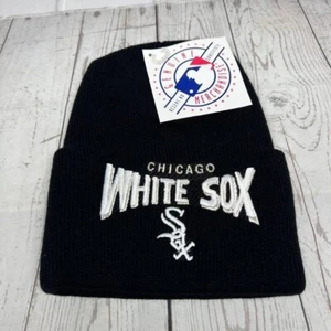 De colección Puños Chicago Medias Blancas MLB Sombrero Gorro Gorra Negro Nuevo Hombres Jordan - Imagen 1 de 3