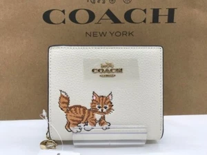 Coach CC472 Druckknopf Geldbörse Kartenetui mit Tanzkätzchen Katze Steckdose - Bild 1 von 4