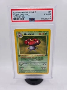 Primera edición Vileplume Holo 15/64 1999 Pokemon Jungle - PSA 6 - Imagen 1 de 2