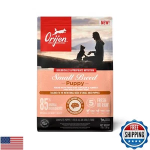 ORIJEN Small Breed Puppy Dry Dog Food Recipe 4lb Bag - Picture 1 of 5