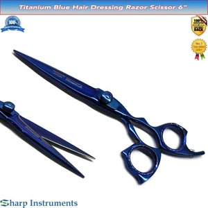 Barber Scissors 6'' Hair Cutting Hairderssing Razor Scissors stil makas shears - Picture 1 of 5