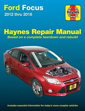 2012 - 2018 Ford Focus Haynes Repair Service Workshop Manual Book Guide 3483 - Image 1 of 1