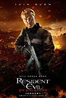 RESIDENT EVIL THE FINAL CHAPTER POSTER MILLA JOVOVICH PAUL ANDERSON ROSE