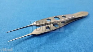 O R GRADE CASTROVIEJO MICRO SURGICAL SUTURE TYING TISSUE FORCEPS 1X2 TEETH 3.5" - Picture 1 of 3