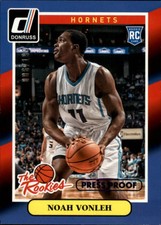 2014-15 Donruss The Rookies Press Proofs Purple Card #14 Noah Vonleh /199